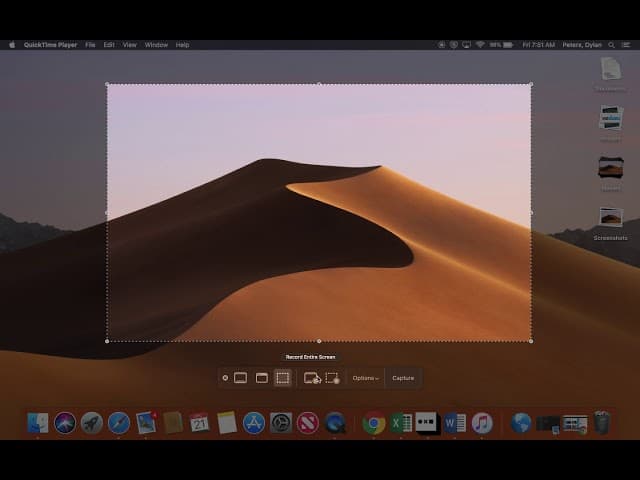 Command+Shift+5 on Mac