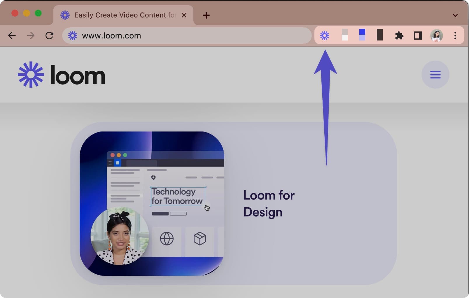 Loom Chrome extension