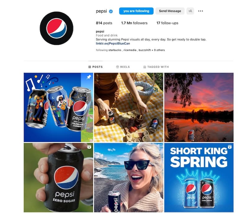 pepsi-instagram-account-ad-campaigns