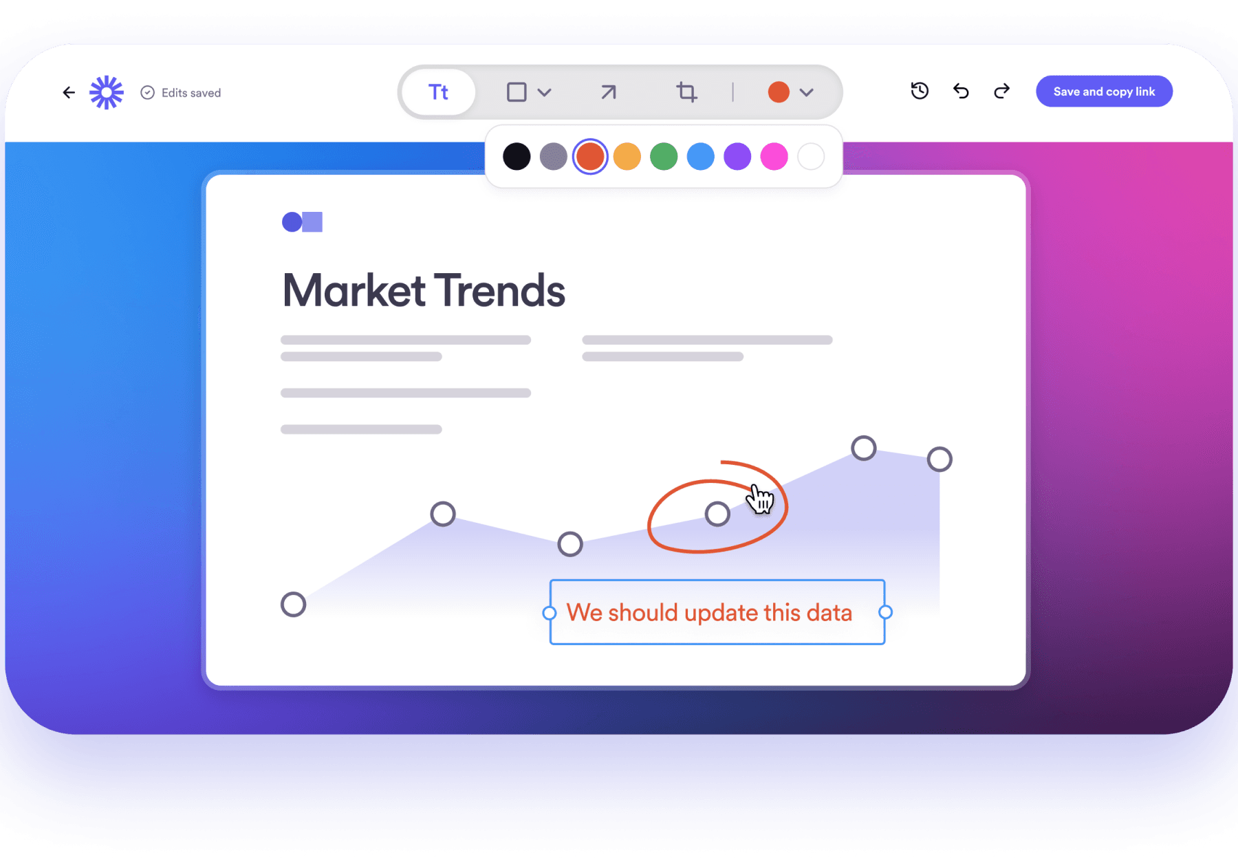 Illustration of the loom screenshot over a product roadmap image