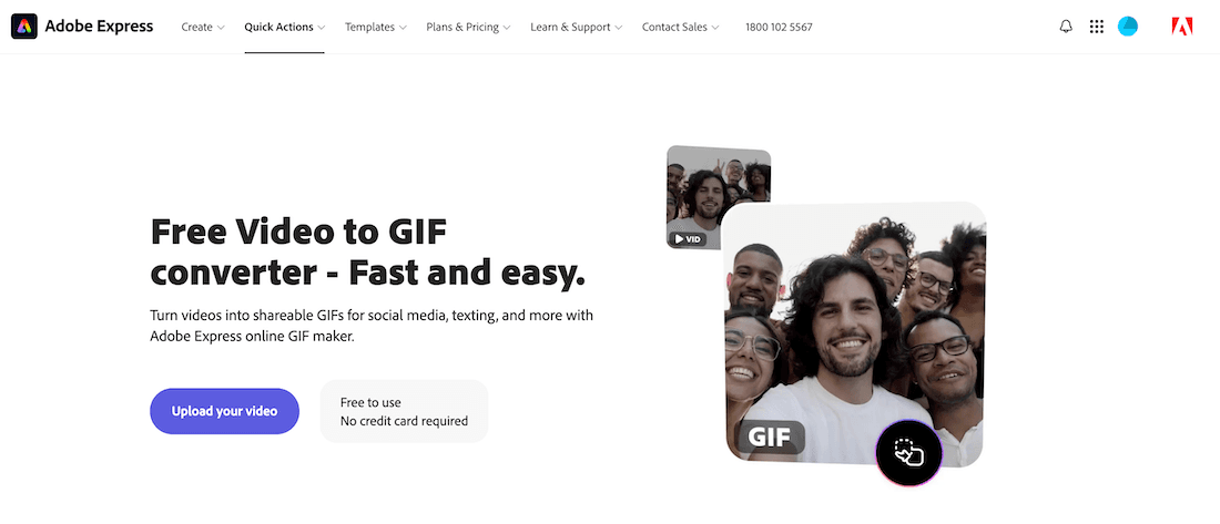 Adobe-express-free-video-to-gif-converter