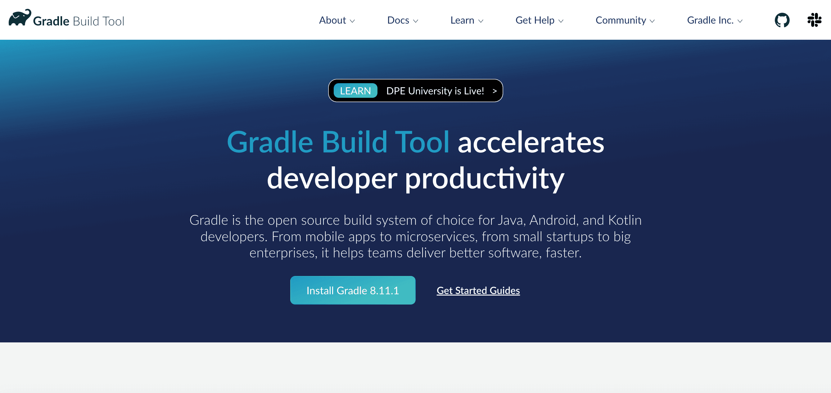 developer-productivity-tools gradle-home-page