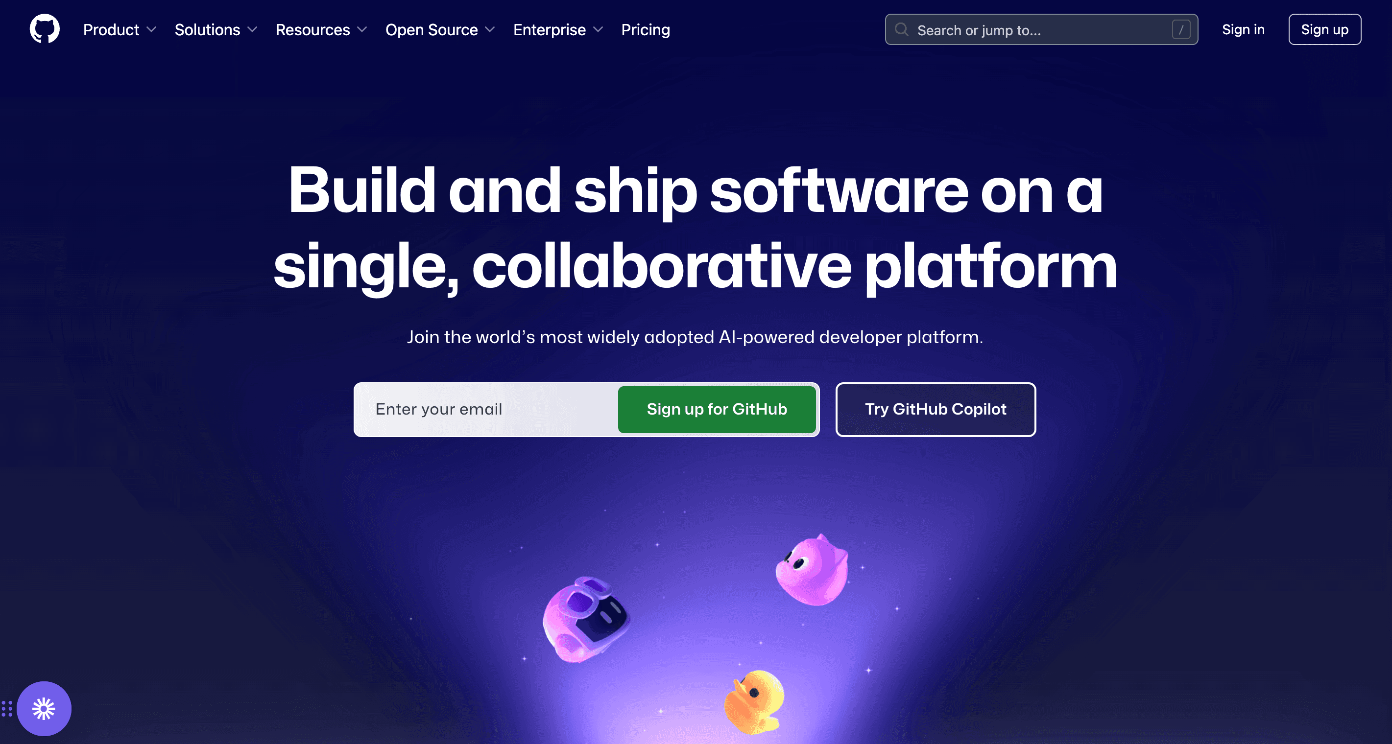 Github Home Page