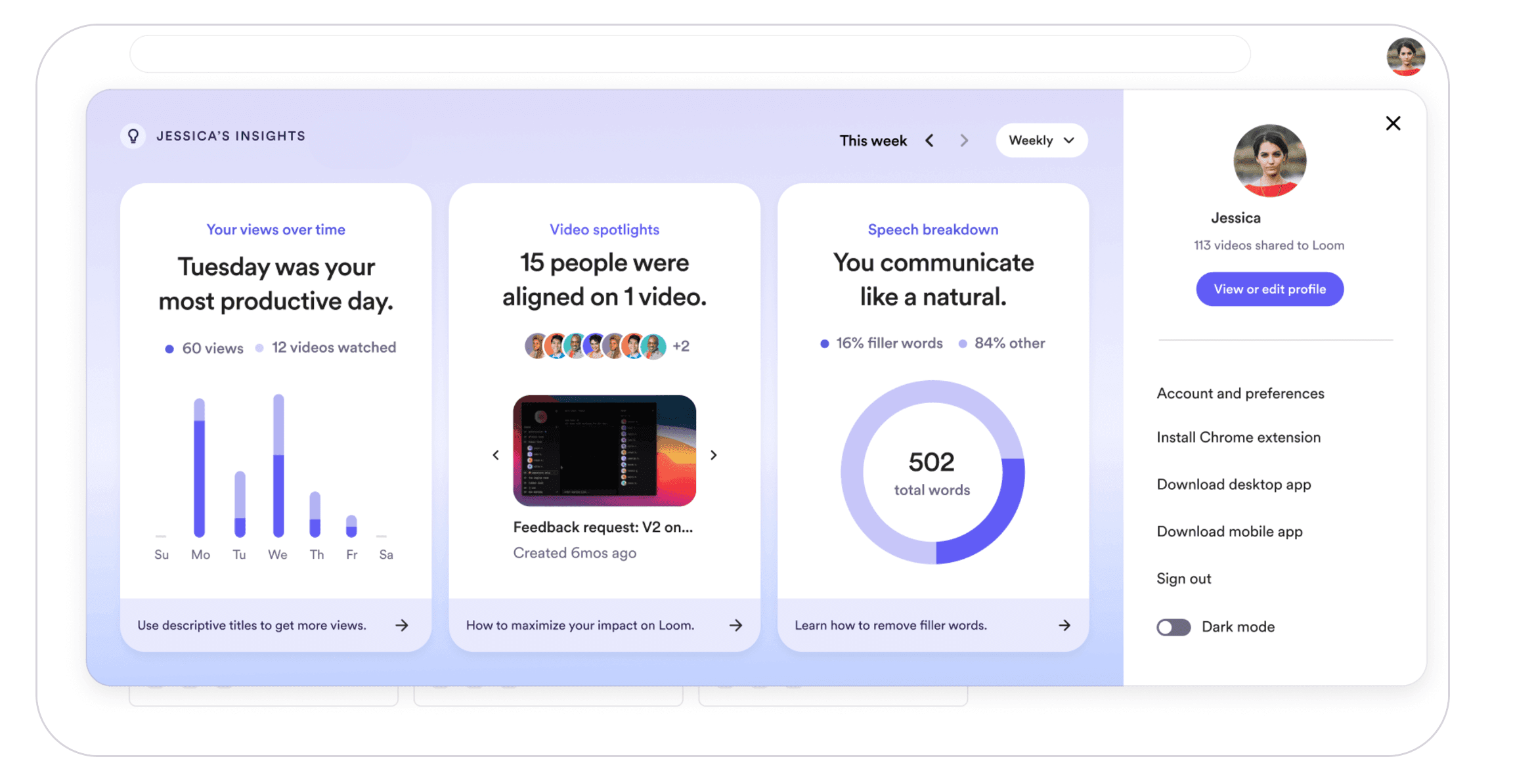 Loom insight hub