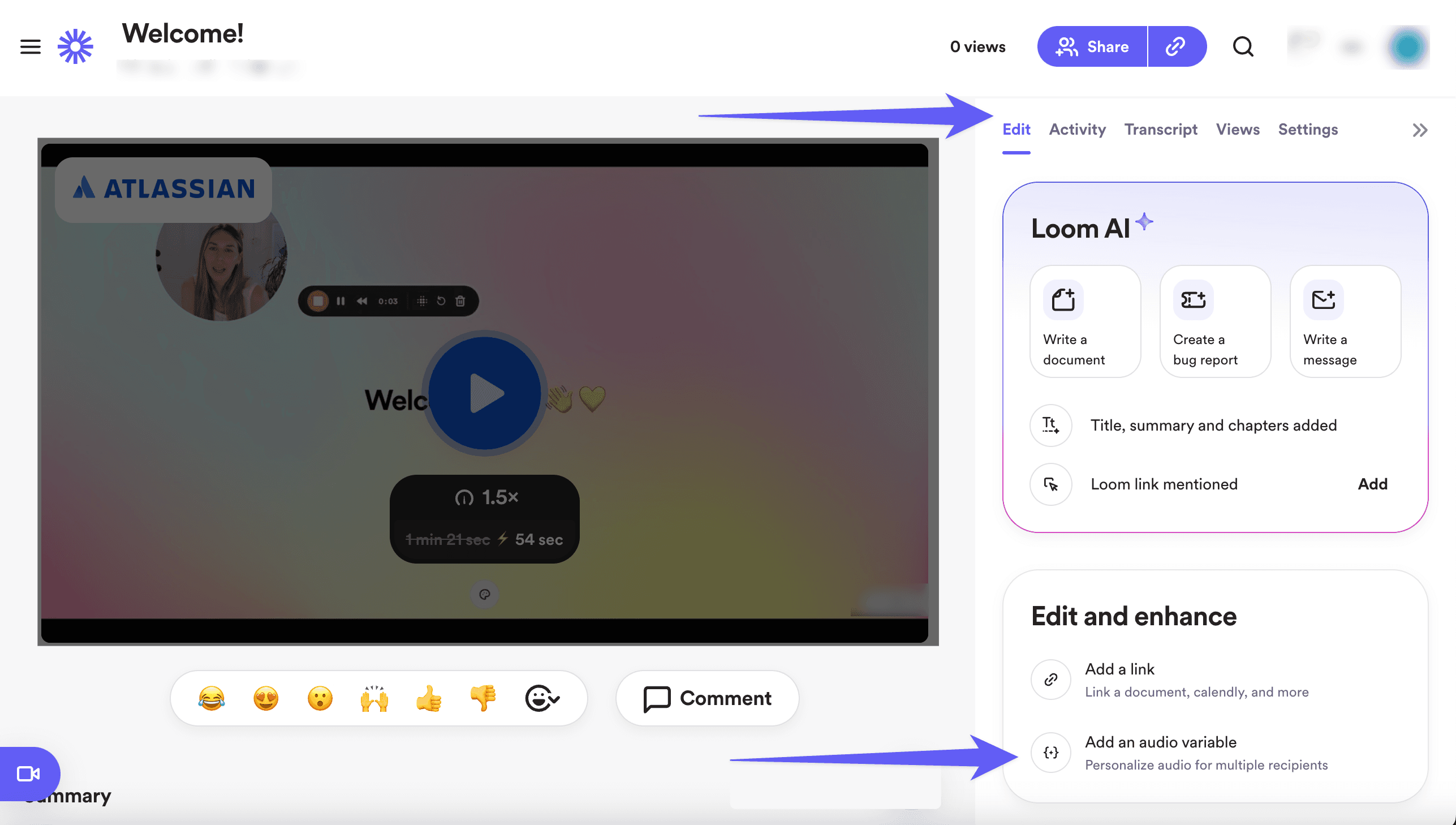 Loom variable